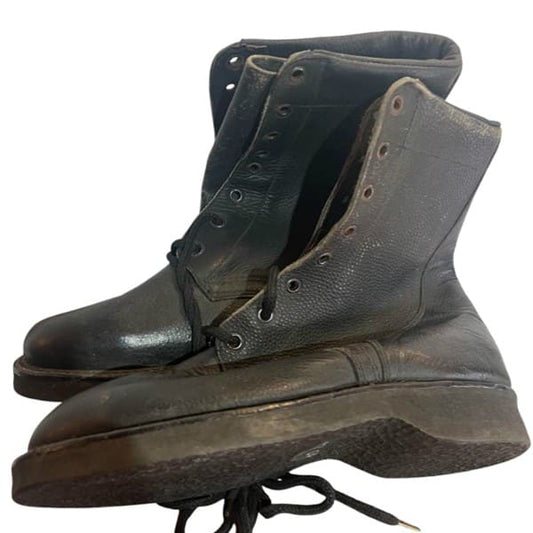 Vintage Paratrooper Leather Boots 40