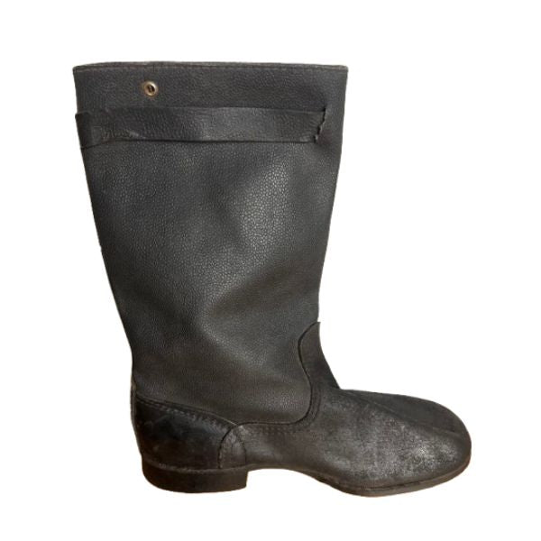 Soviet 1960s Soldier Kirza Boots 41 Belts