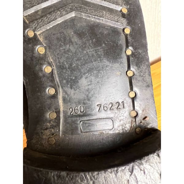 Soviet 1960s Soldier Kirza Boots 41 Belts