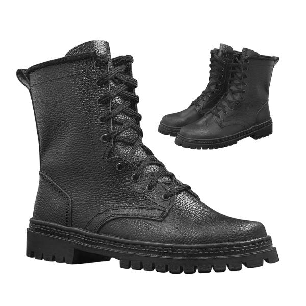 Russian OMON combat boots made of durable leather for military and tactical use