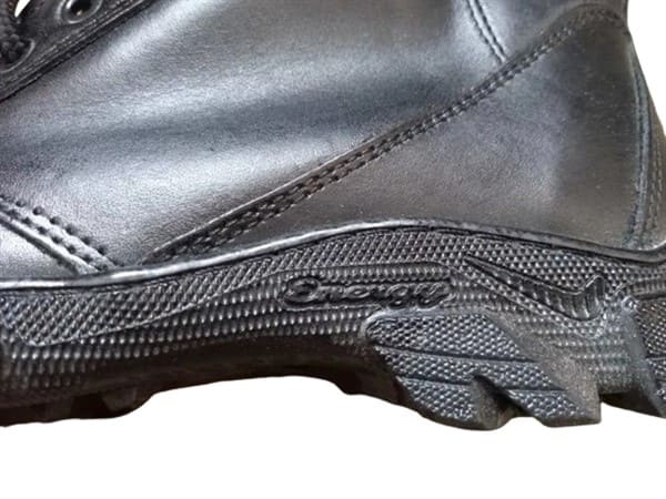 Pair of Russian winter combat boots with zipper for airsoft and paintball players