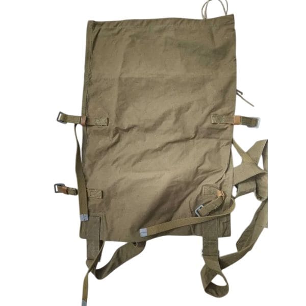 Side view of authentic Soviet military Veshmeshok backpack