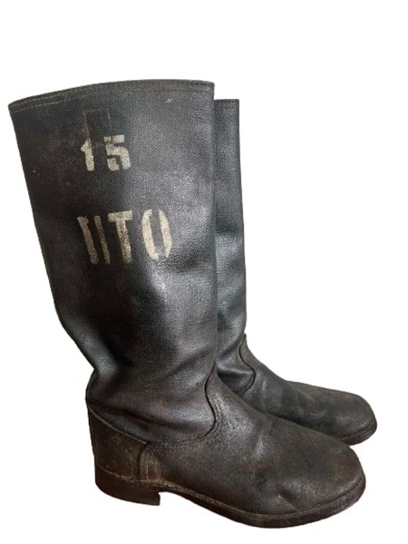 Soldier Russian Boots MARKED ARMY 42 Used