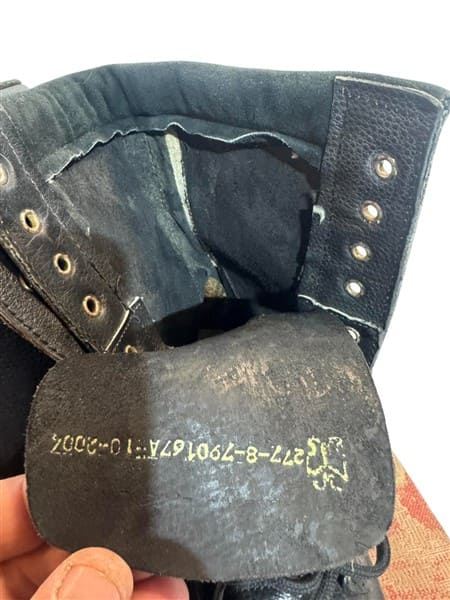 Soviet Afghan Combat Boots 43 1980s