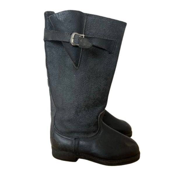 Soviet Winter Kirza Boots 39 40 41 Belts