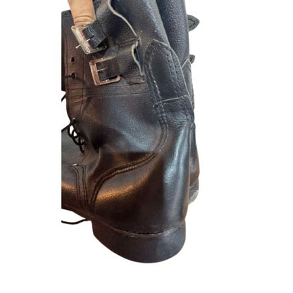 Rare Vintage Leather Boots with Belts 44–46