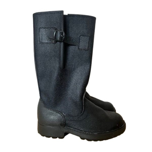 Soviet 1990s Soldier Boots Kirza Belts 40