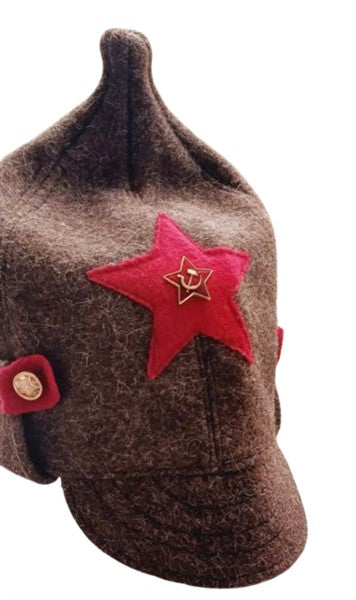 Winter Russian Civil War Budenovka Hat 59