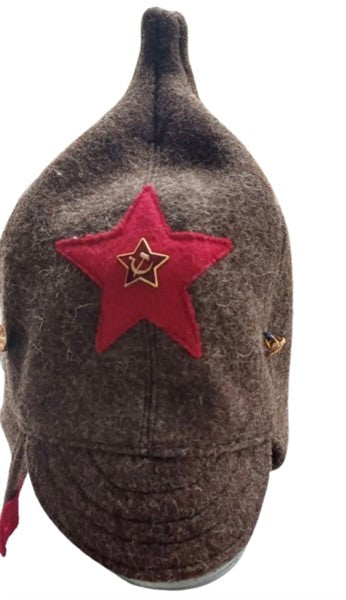 Winter Russian Civil War Budenovka Hat 59