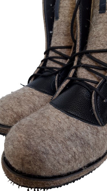 Winter Felt Boots with Fur 40–46