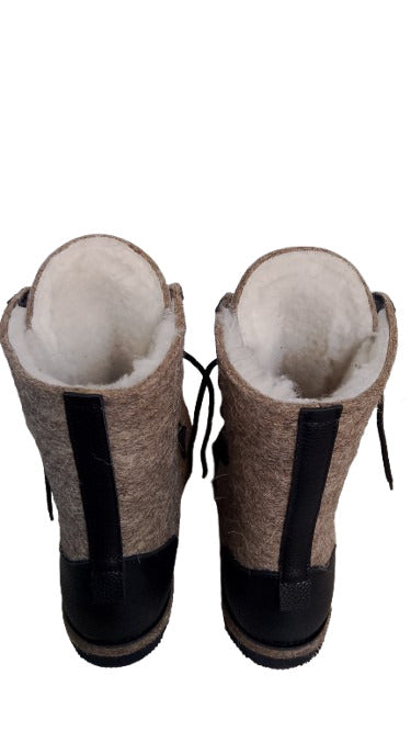 Winter Felt Boots with Fur 40–46