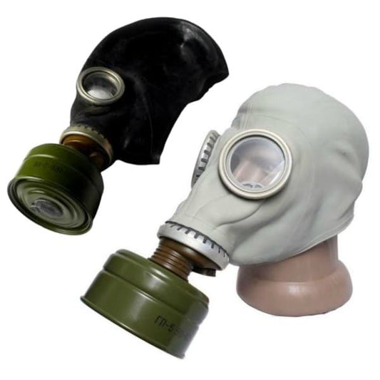 Soviet Gas Mask GP-5 Gray Black Full Set