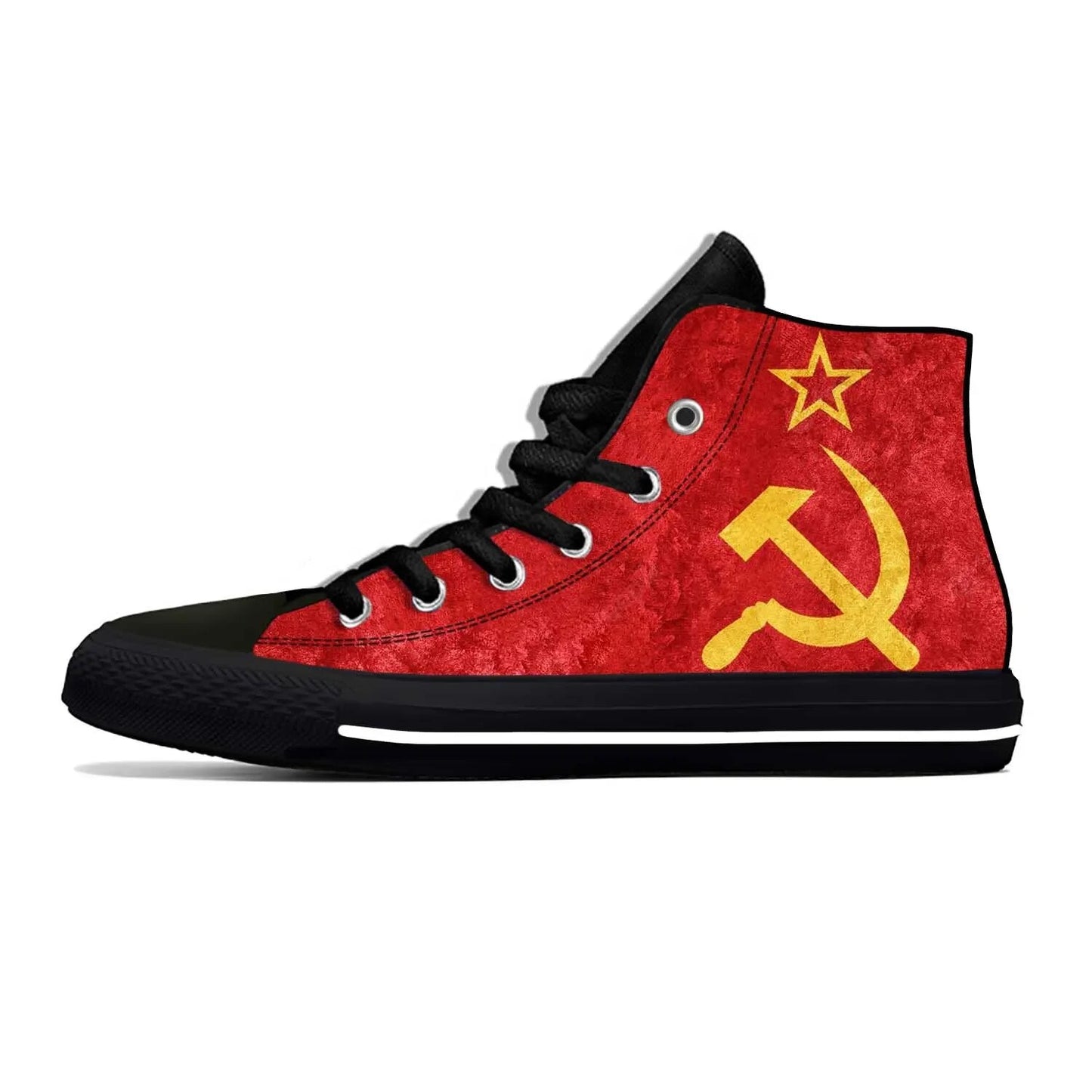 Soviet Russian Hammer and Sickle Sneakers