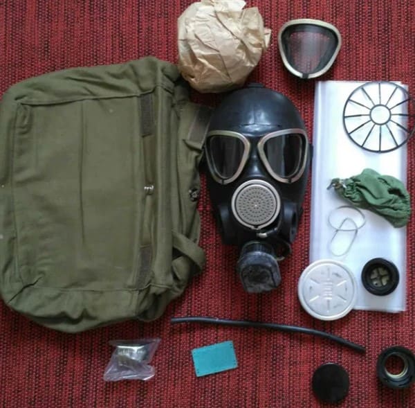 Soviet Russian Gas Mask GP-7 Full Set