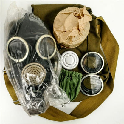 Soviet Russian Gas Mask GP-7 Full Set
