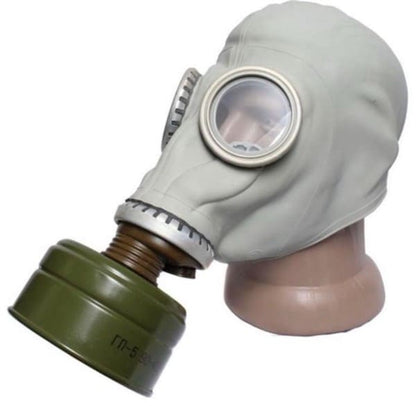 Soviet Gas Mask GP-5 Gray Black Full Set