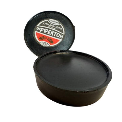 Vintage Soviet 1980s Polish Cream Wax Black 35gr