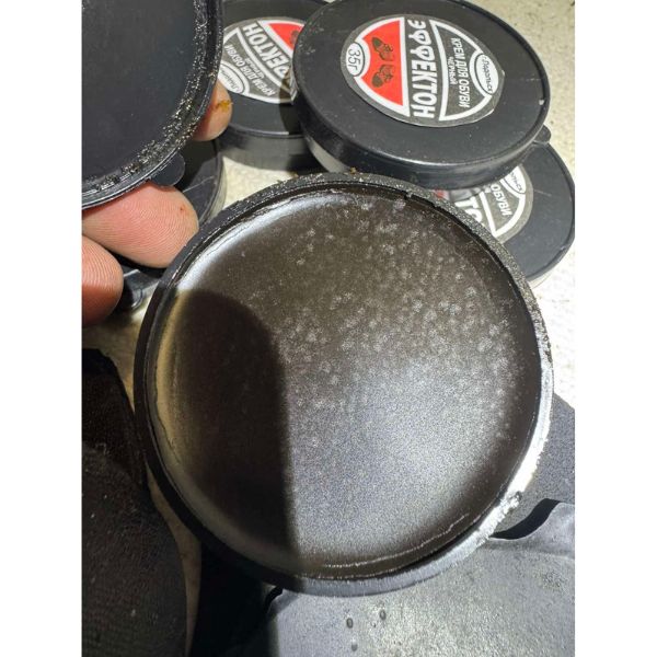 Vintage Soviet 1980s Polish Cream Wax Black 35gr