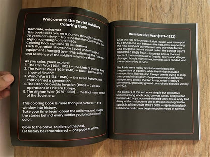 Soviet Soldiers 1917-89 Coloring Book