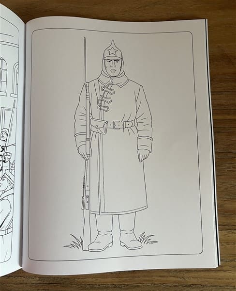 Soviet Soldiers 1917-89 Coloring Book