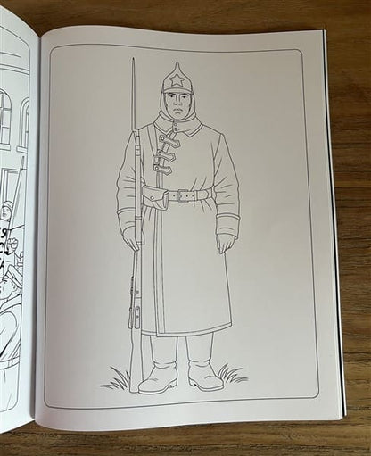 Soviet Soldiers 1917-89 Coloring Book