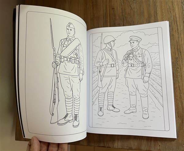 Soviet Soldiers 1917-89 Coloring Book