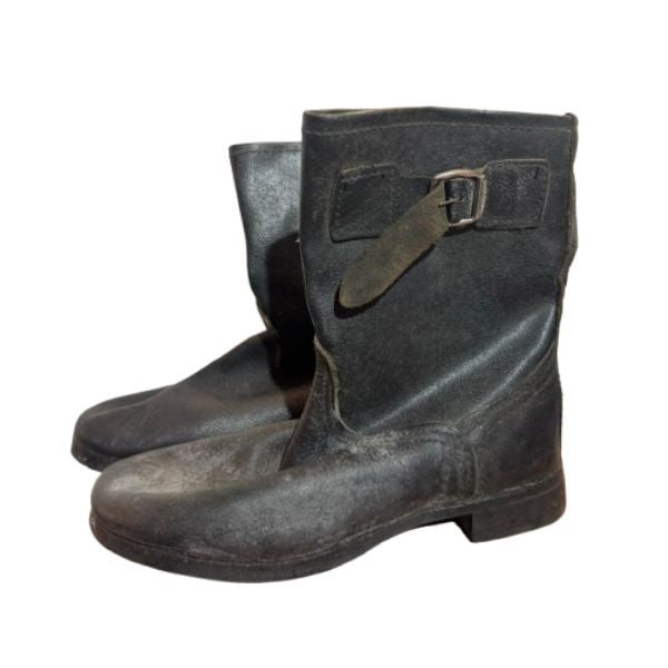 Soviet VDV Paratrooper Kirza Boots Belts