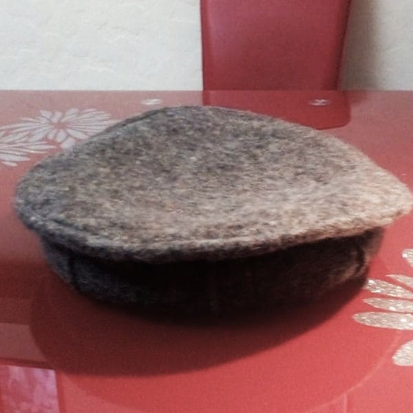 Traditional Afghan Pakol Hat Made from Natural Wool Chitrali Cap Style