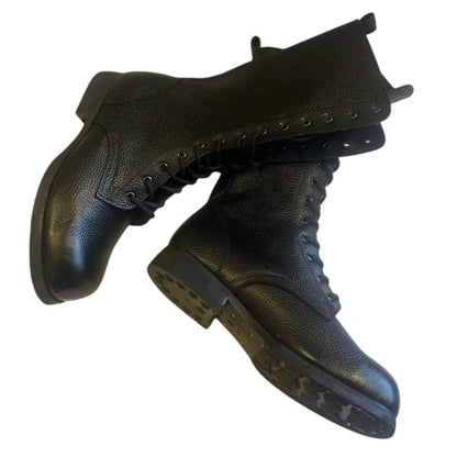 These vintage combat boots excellent for steampunk or gothic costumes and cosplay
