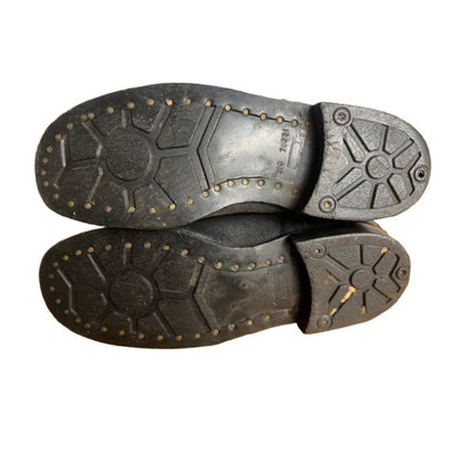 Soviet 1960s Soldier Kirza Boots 41 Belts