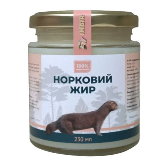 Natural mink oil 250ml glass jar leather care balm for boots and shoes