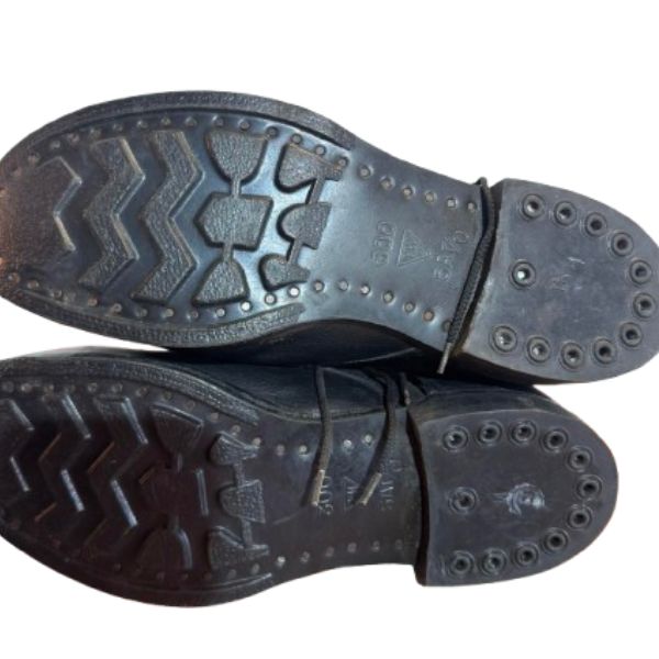 Rare Vintage Leather Boots with Belts 44–46