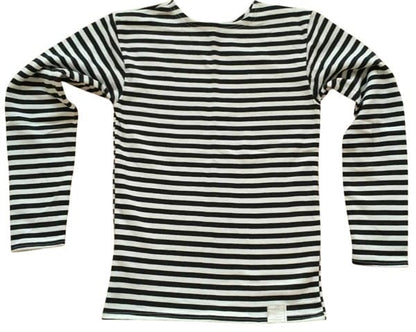 Classic Soviet Navy telnyashka striped shirt blue white naval uniform