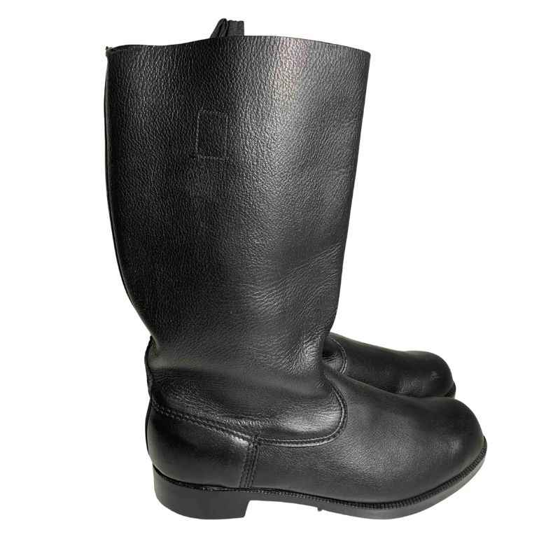 Original East German NVA leather boots size 45 from the 1970s–1980s