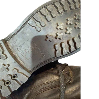 Authentic Spetsnaz military leather boots with high ankle design