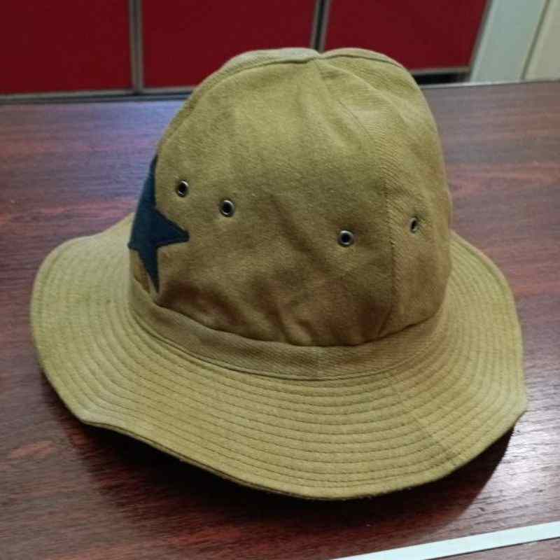 RKKA Border Guard 1938 Panama Hat side view with blue star