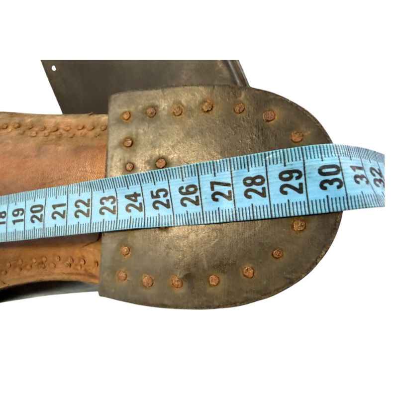 Outsole length measurement of original RKKA Civil War WW2 leather boots size 43
