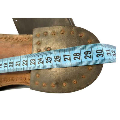 Outsole length measurement of original RKKA Civil War WW2 leather boots size 43