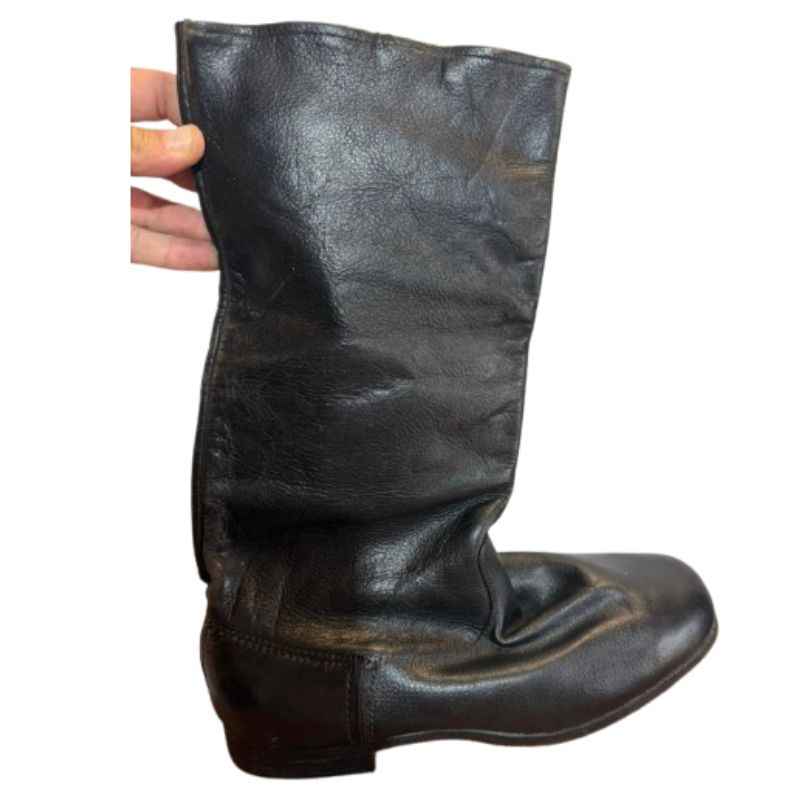 Original Soviet RKKA Civil War WW2 leather boots size 43 right side view