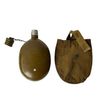 Original Soviet army flask USSR military canteen 1970s vintage field gear