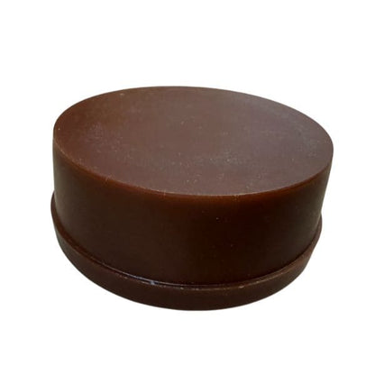 Black Soviet army boot polish close-up from Afghan War period