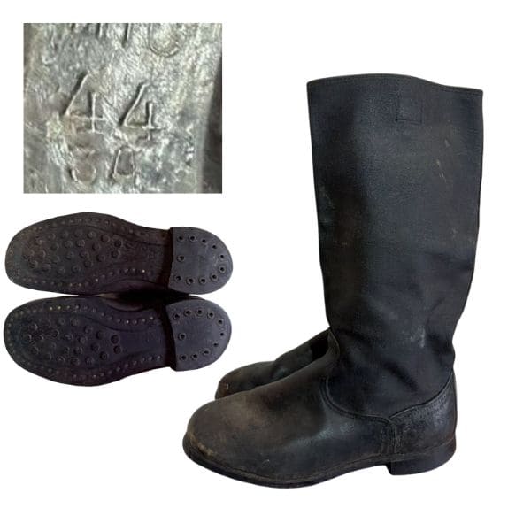 Soviet WW2 Kirza Jackboots – 44 Used
