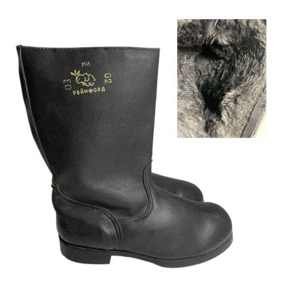 Soviet Winter Kirza Boots BIG 46