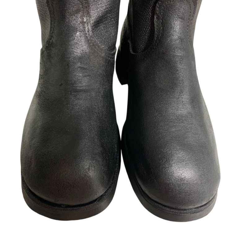Soviet WW2 leather boots for authentic Red Army reenactment