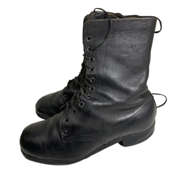 Rare Soviet M69 Margelovki combat boots side view Afghan era vintage leather boots