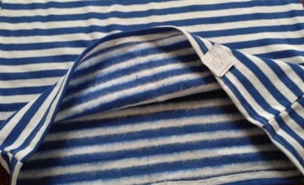 Russian striped military shirt — summer and winter telnyashka, sizes 46–62.