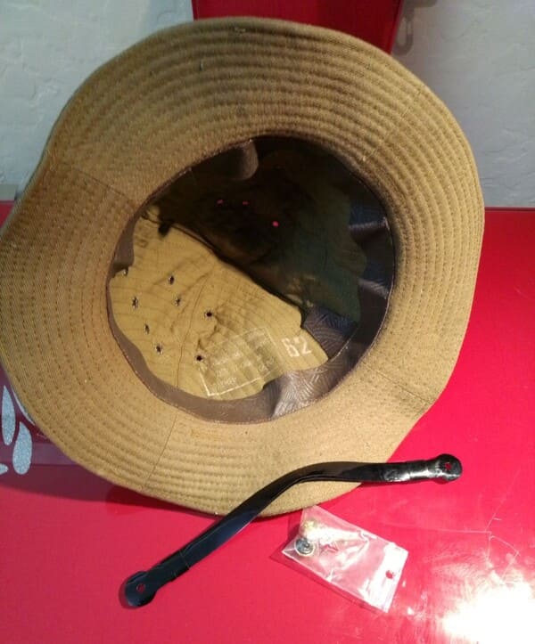 Soviet Panamka Hat with Strap and Military Accessories