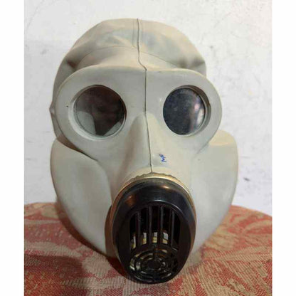 Soviet PBF Hamster VDV gas mask front view with round eyepieces