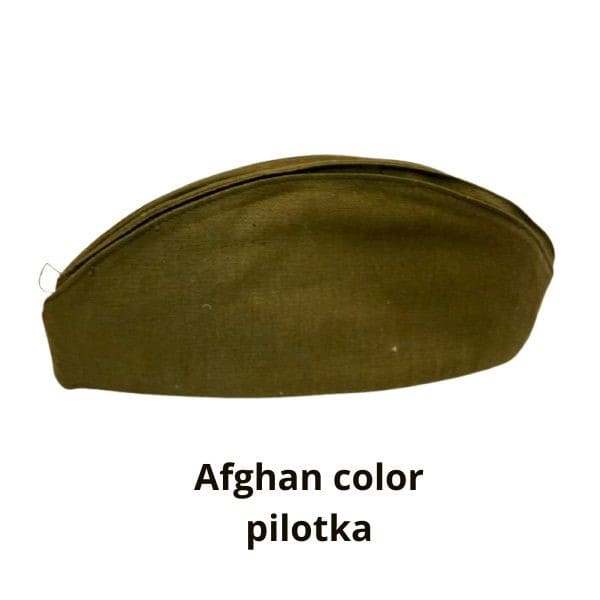 Soviet Afghan War pilotka military hat, cotton field cap for reenactment and living history
