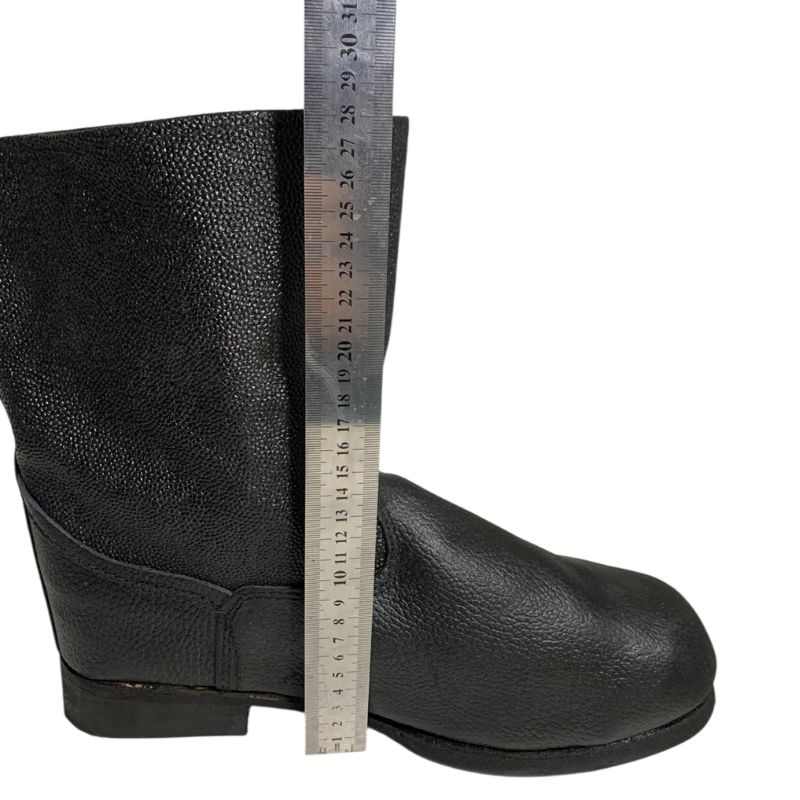 Soviet VDV Kirza Boots with Buckle Straps – Size 46
